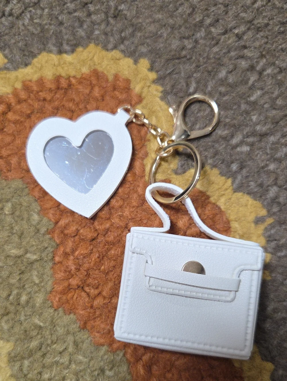 Small Purse Keychain w/mirror
